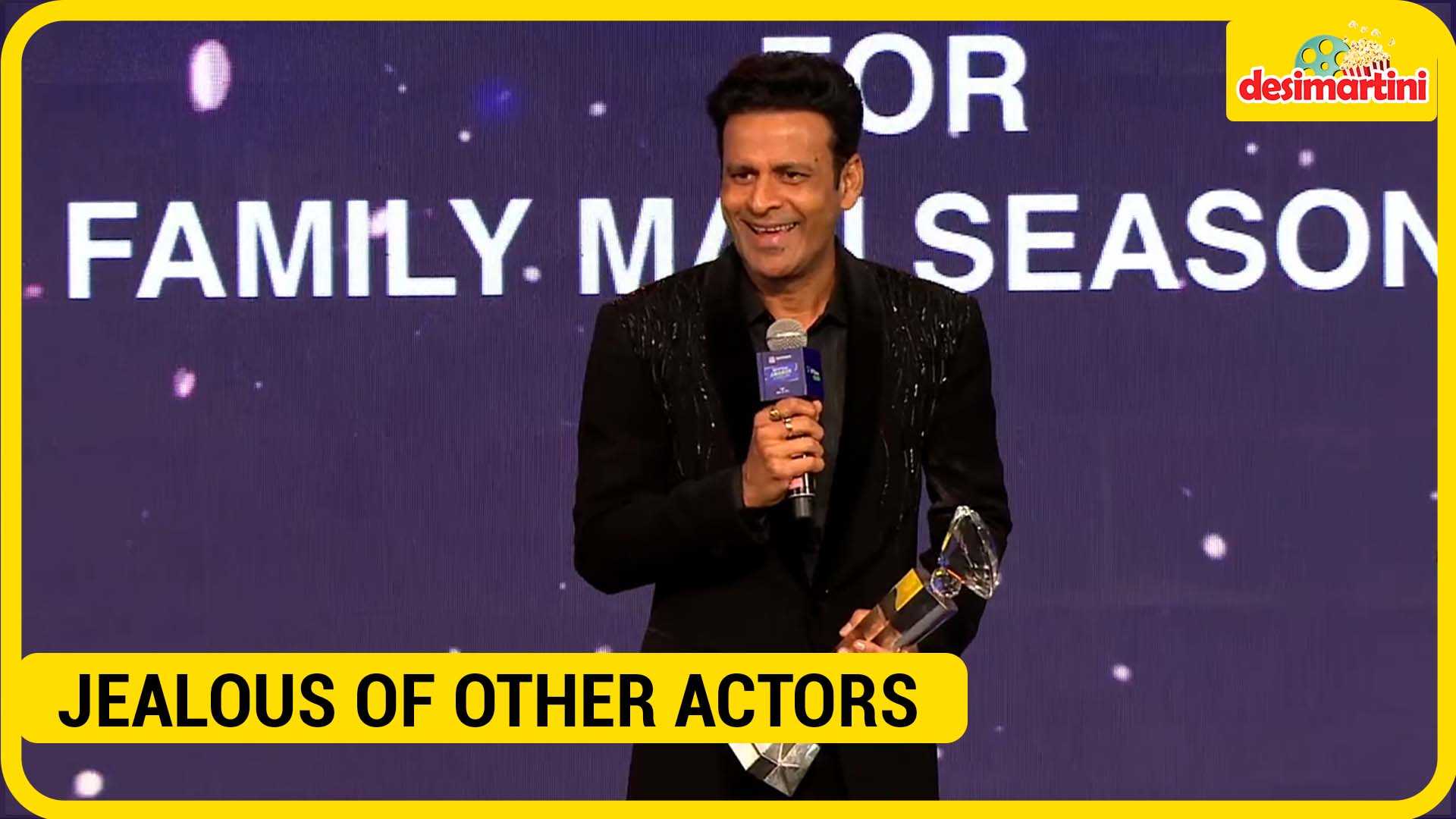 OTT Play Awards 2022: Actor Manoj Bajpayee is 'jealous' of other actors working with The Family Man makers Raj and DK