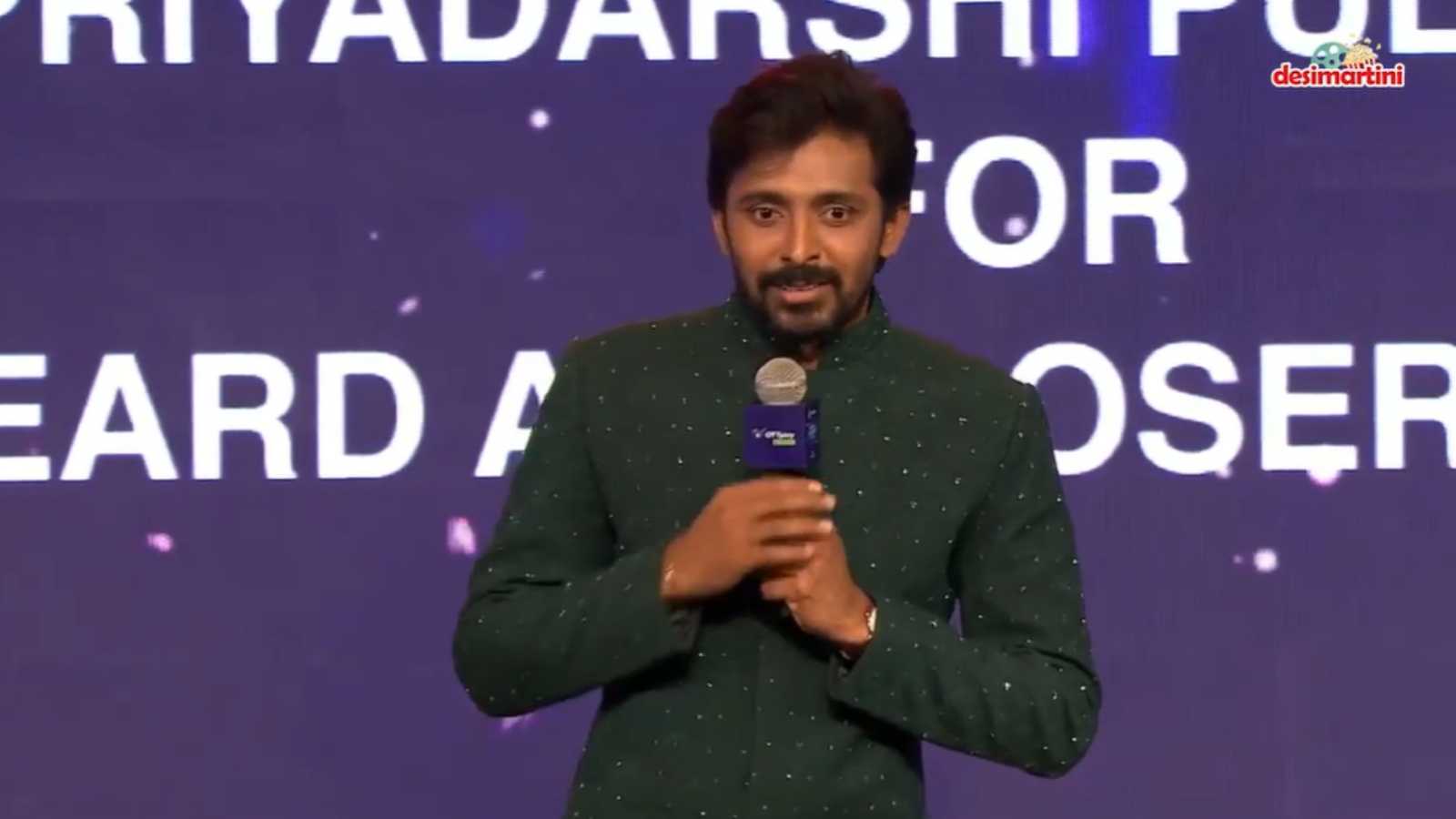 OTT Play Awards 2022: You've never seen a sweeter award winning speech as Telugu actor Priyadarshi's!