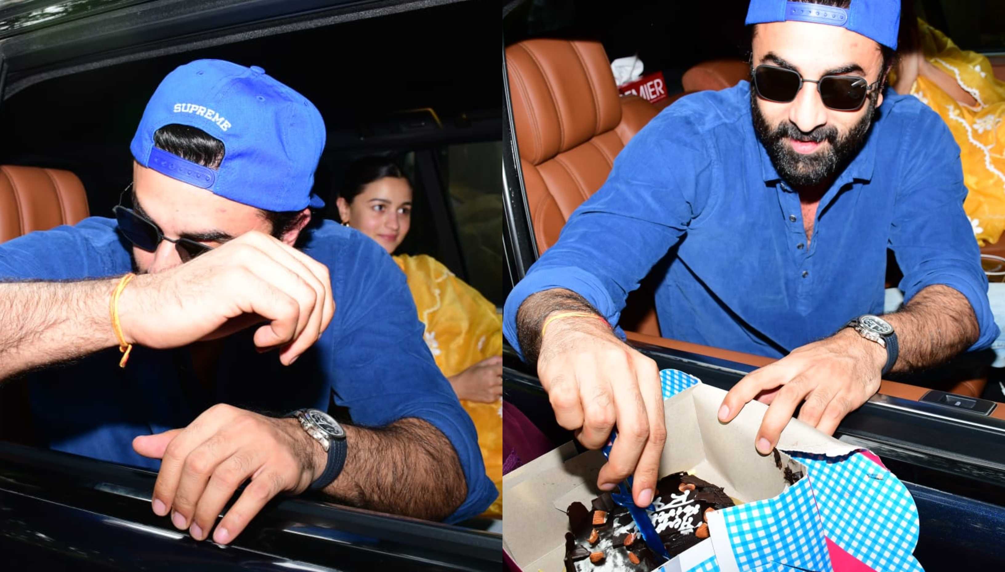 Ranbir Kapoor celebrates birthday with fans while wife Alia Bhatt waits patiently; trolls have a few complaints