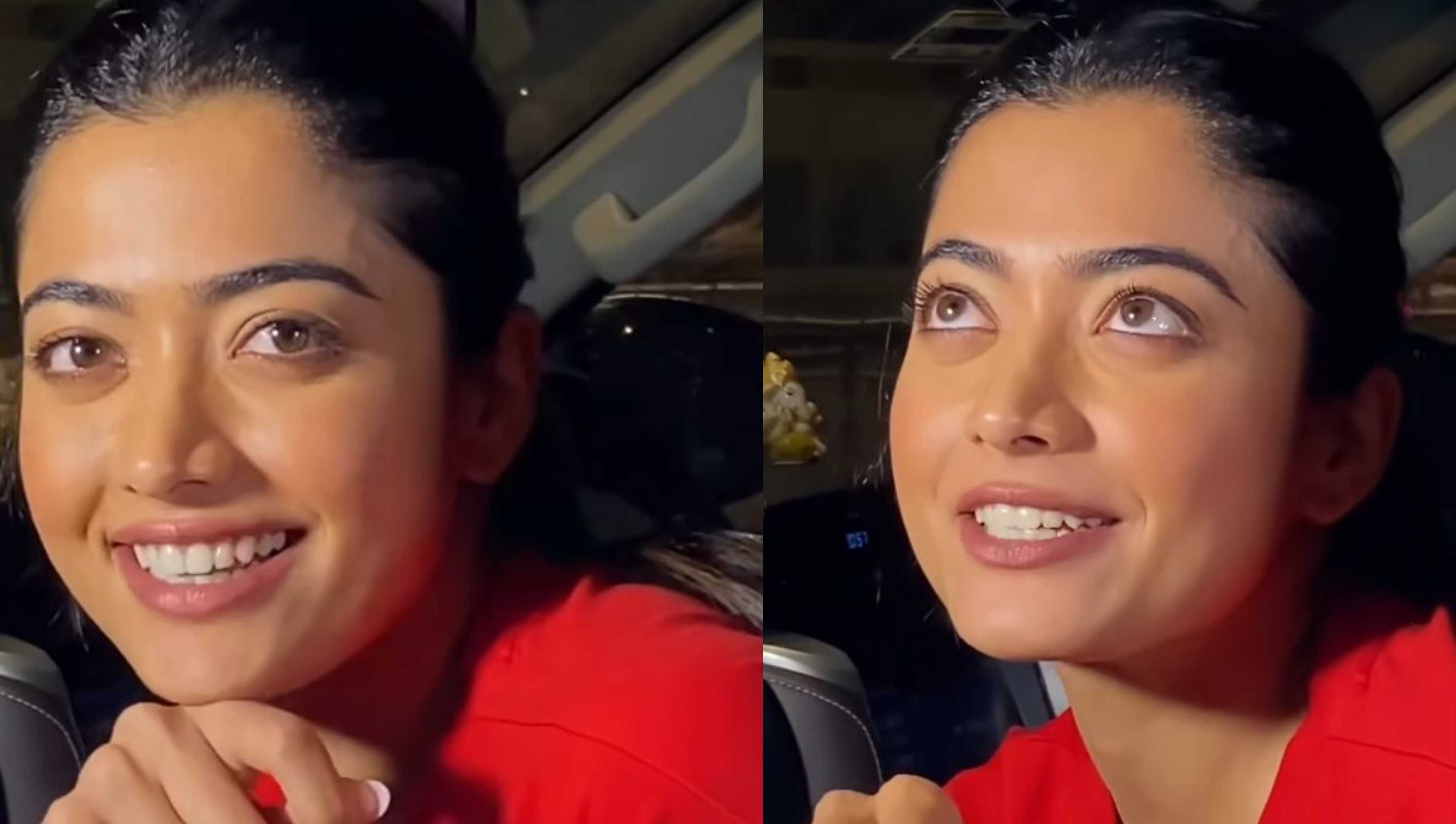 Rashmika Mandanna cutely apologizes to paparazzi for speaking in English; fans gush over how humble she is