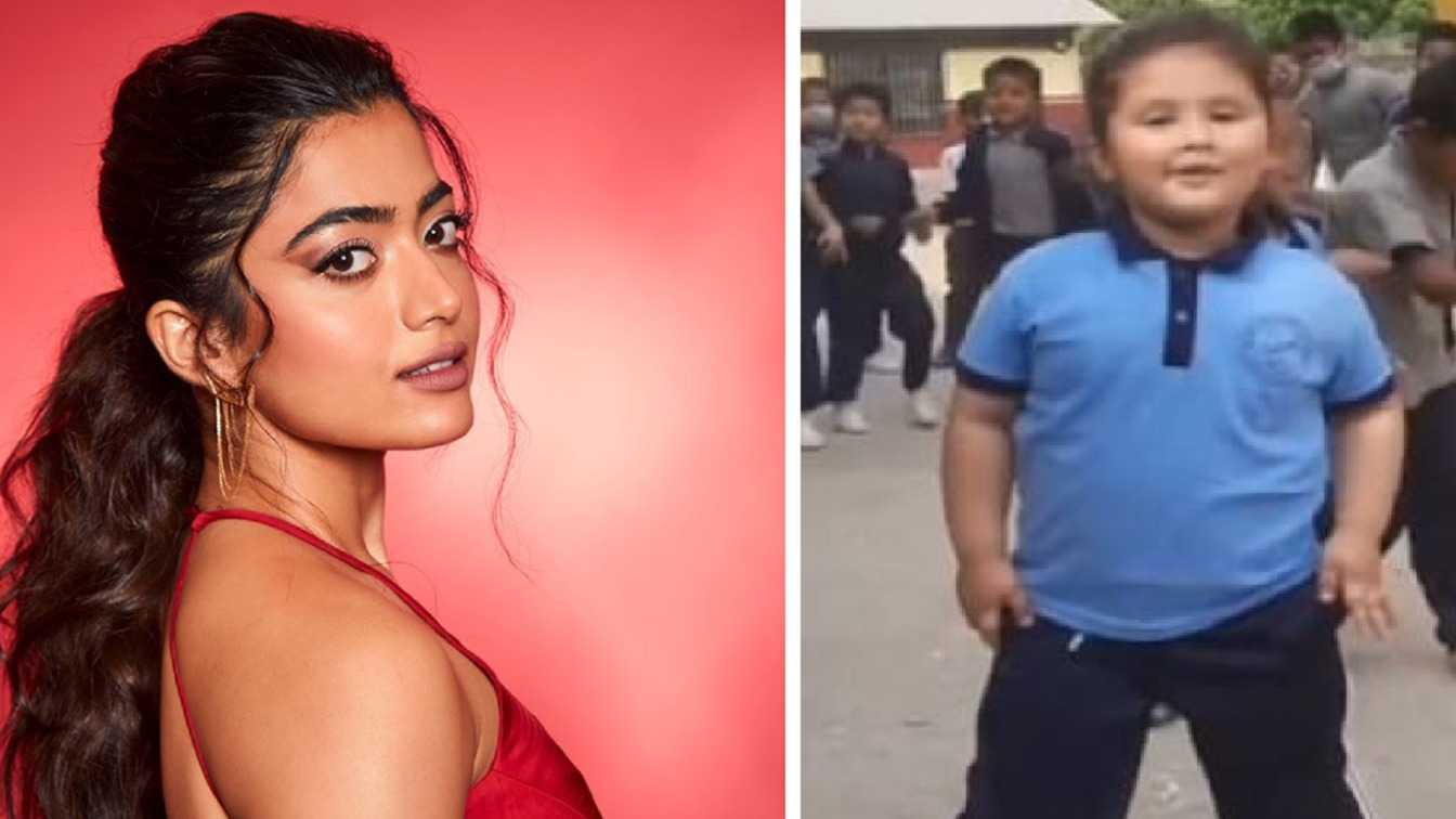 Sexualising childhood and glorifying it: Rashmika Mandanna faces flak for swooning over school girl dancing to Saami Saami