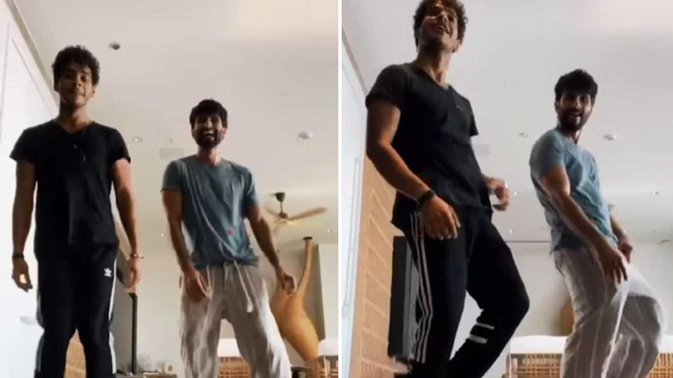 Shahid Kapoor & Ishaan Khatter getting groovy to an MJ track in their PJs is the best thing on the internet right now