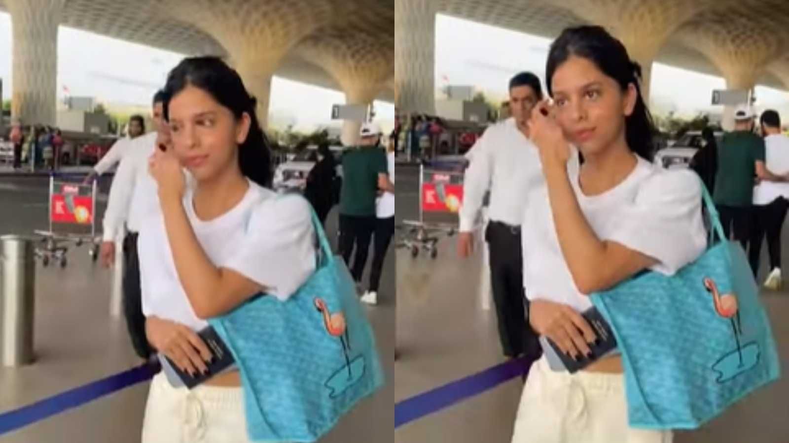 Suhana Khan proves that repeating bags is the new cool by carrying