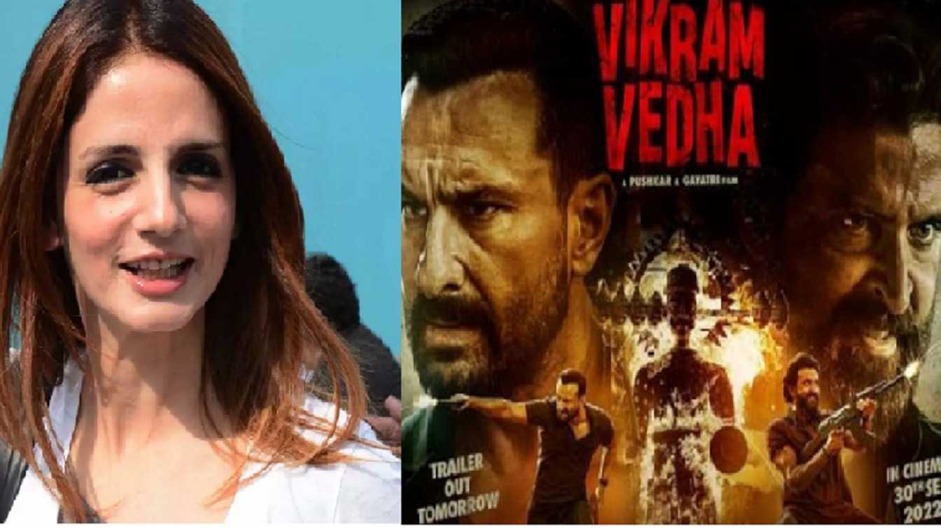Hrithik Roshan's ex-wife Sussanne Khan tags wrong Saif Ali Khan in her Vikram Vedha review