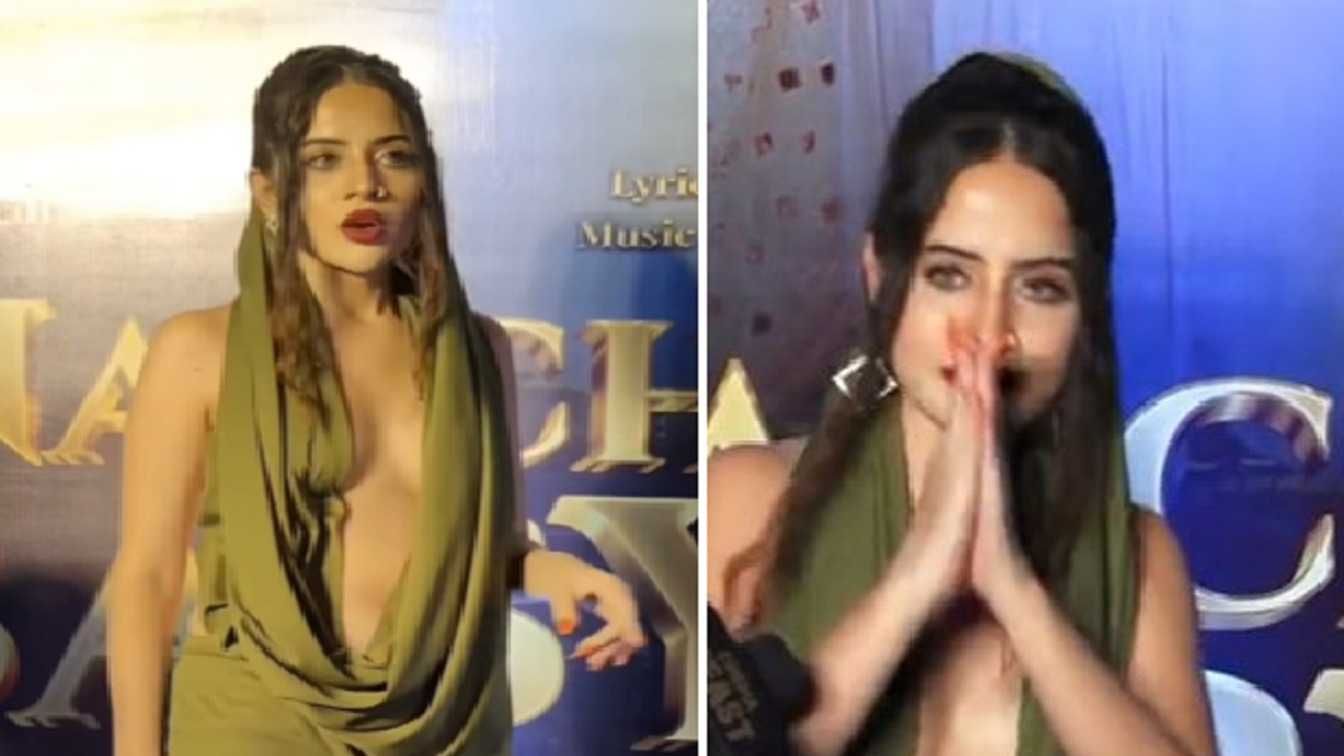 Urfi Javed finds truth behind 'Aaj Dhang ke kapde pehen ke aayi hai' comment on her clothes, apologises to paparazzi; Watch