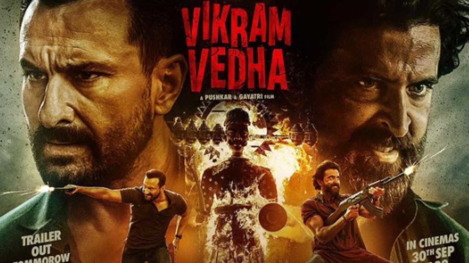 Vikram Vedha trailer