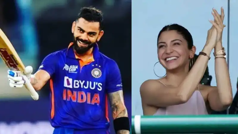 Proud wife Anushka Sharma celebrates Virat Kohli’s 71st century; latter dedicates it to her and Vamika