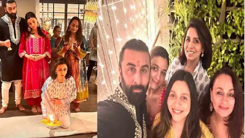 Alia Bhatt and Ranbir Kapoor's first Diwali celebration after marriage was all about togetherness, see pics