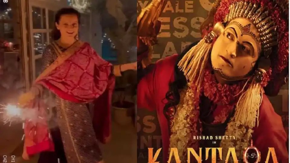 Kangana Ranaut's latest Diwali celebration post is a visual treat for the Kantara fans, here's how