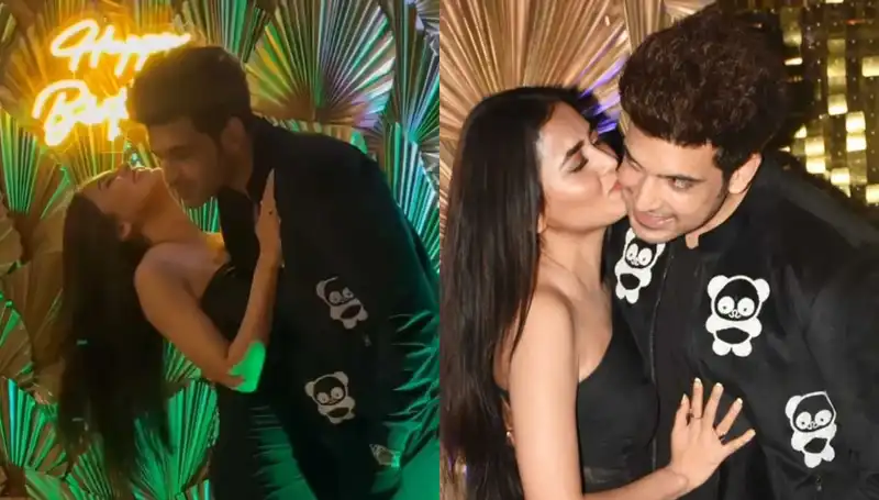 Karan Kundrra cutely demands a kiss from Tejasswi Prakash; celebrates birthday with both their families