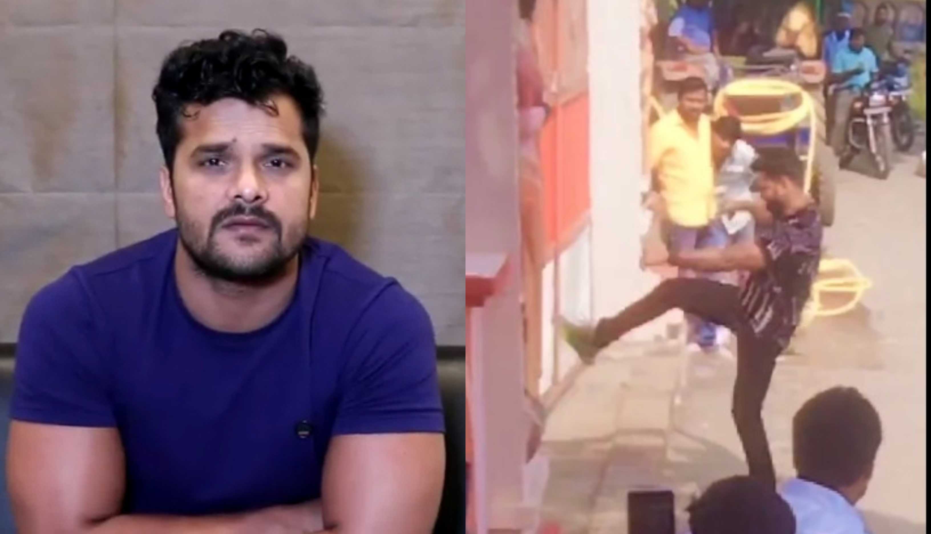Khesari Lal Yadav breaks his silence on viral video of him kicking a temple door; reveals the truth behind it