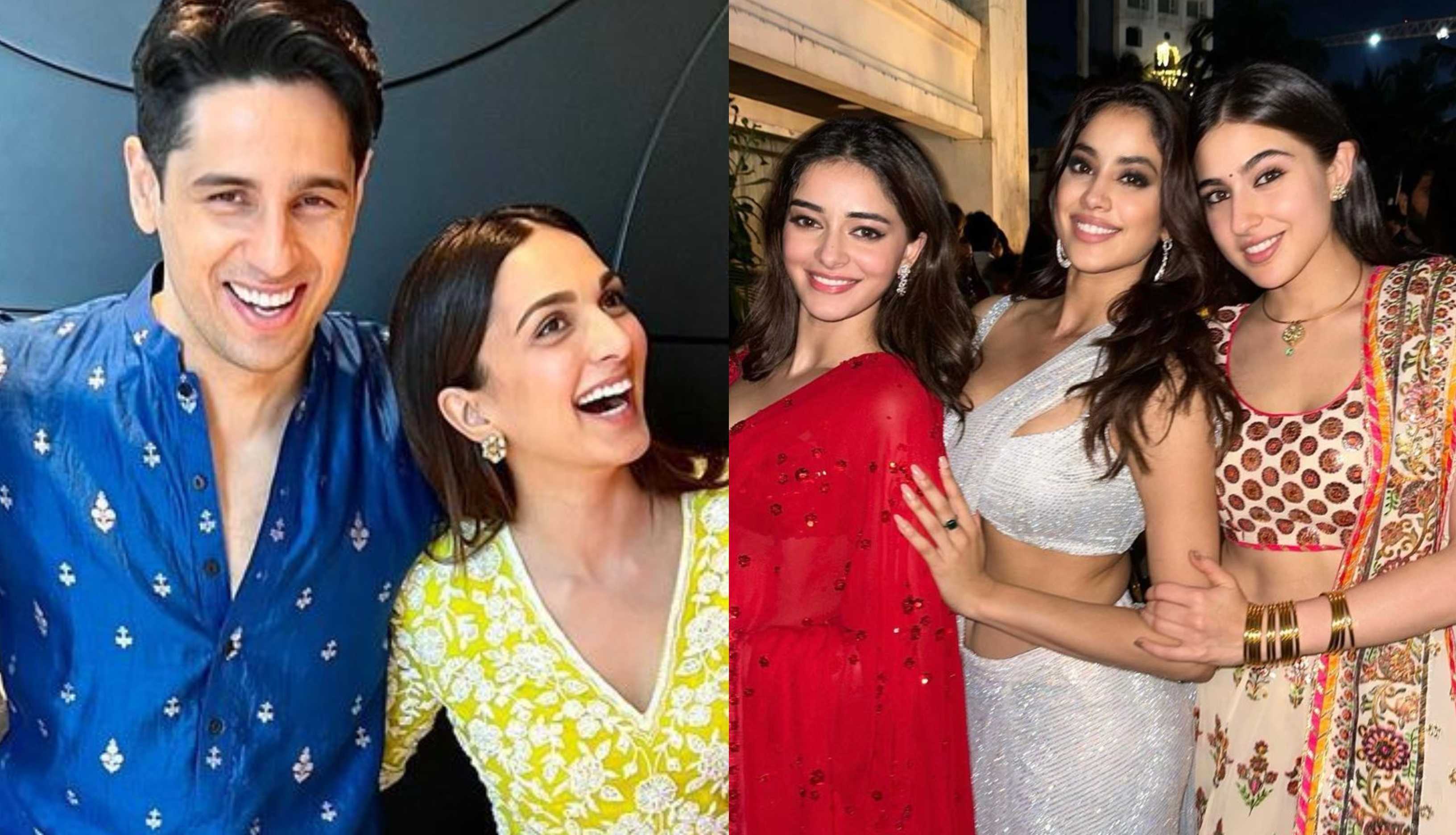 Kiara and Sidharth are all smiles on Diwali; Sara, Ananya & Janhvi prove ‘heroines can't be friends’ is just a myth