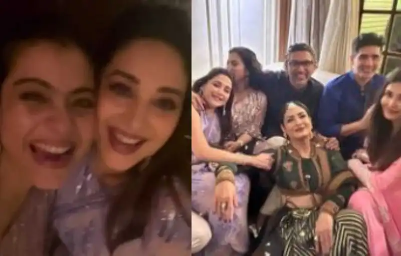 Kajol & Madhuri groove together, Aishwarya joins Raveena's 'OG gang' at Manish Malhotra's Diwali bash