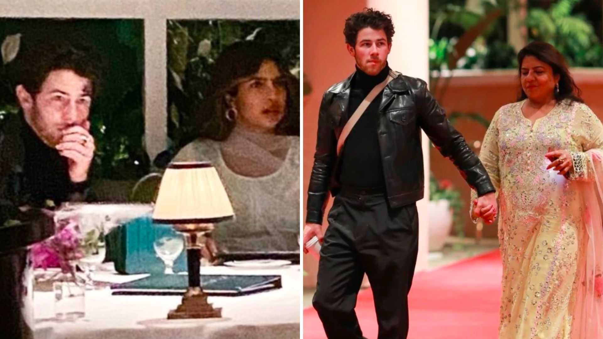'Always a gentleman': Nick Jonas walks hand-in-hand with mom-in-law, fans praise their bond; Priyanka Chopra slays in white for Diwali dinner