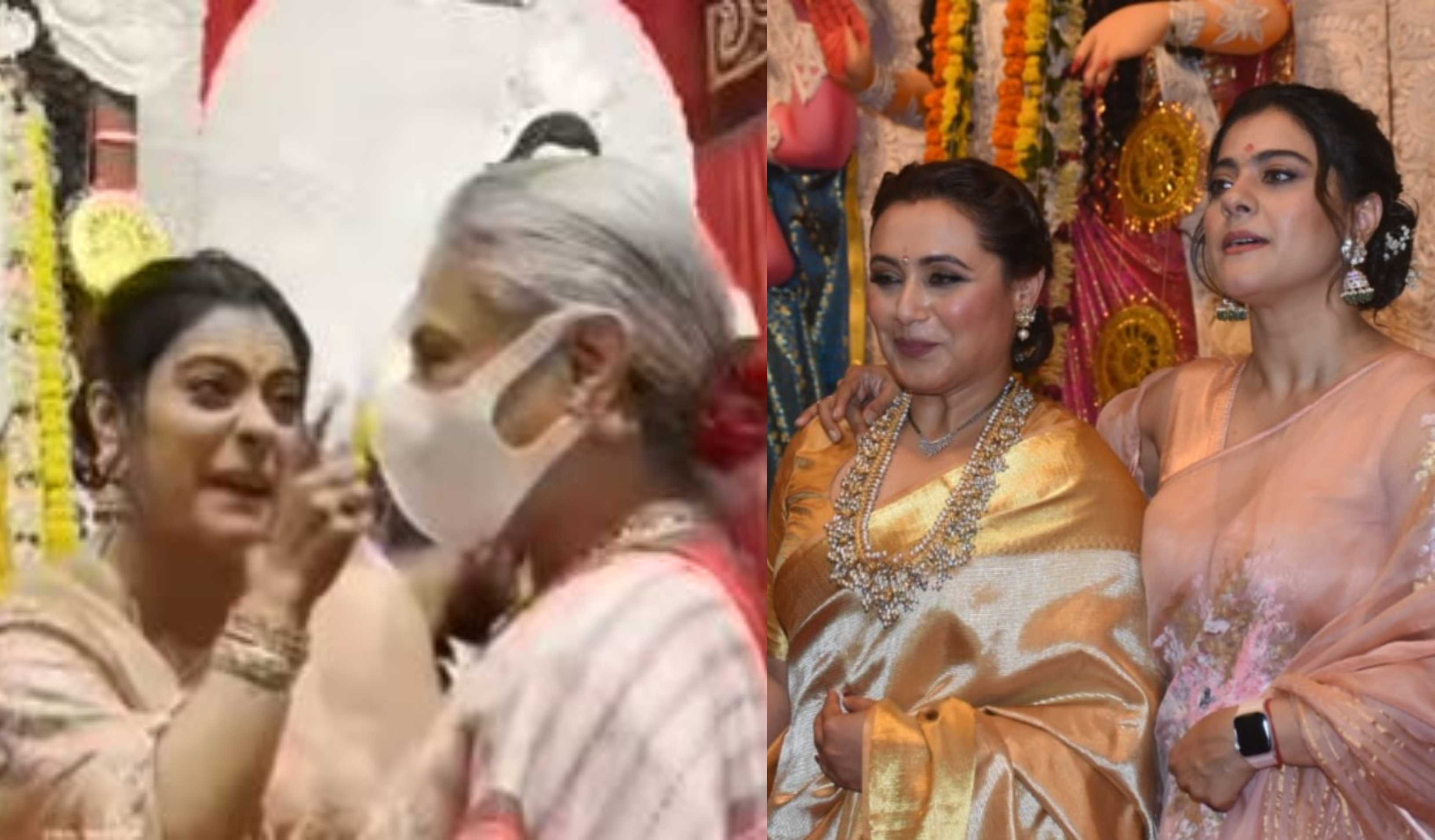 काजोल ने जया बच्चन पर चिल्ला कर जबरदस्ती हटवाया उनका मास्क, रानी मुखर्जी के साथ पोज़ देते हुए पैपराजी को कहा यूजलेस