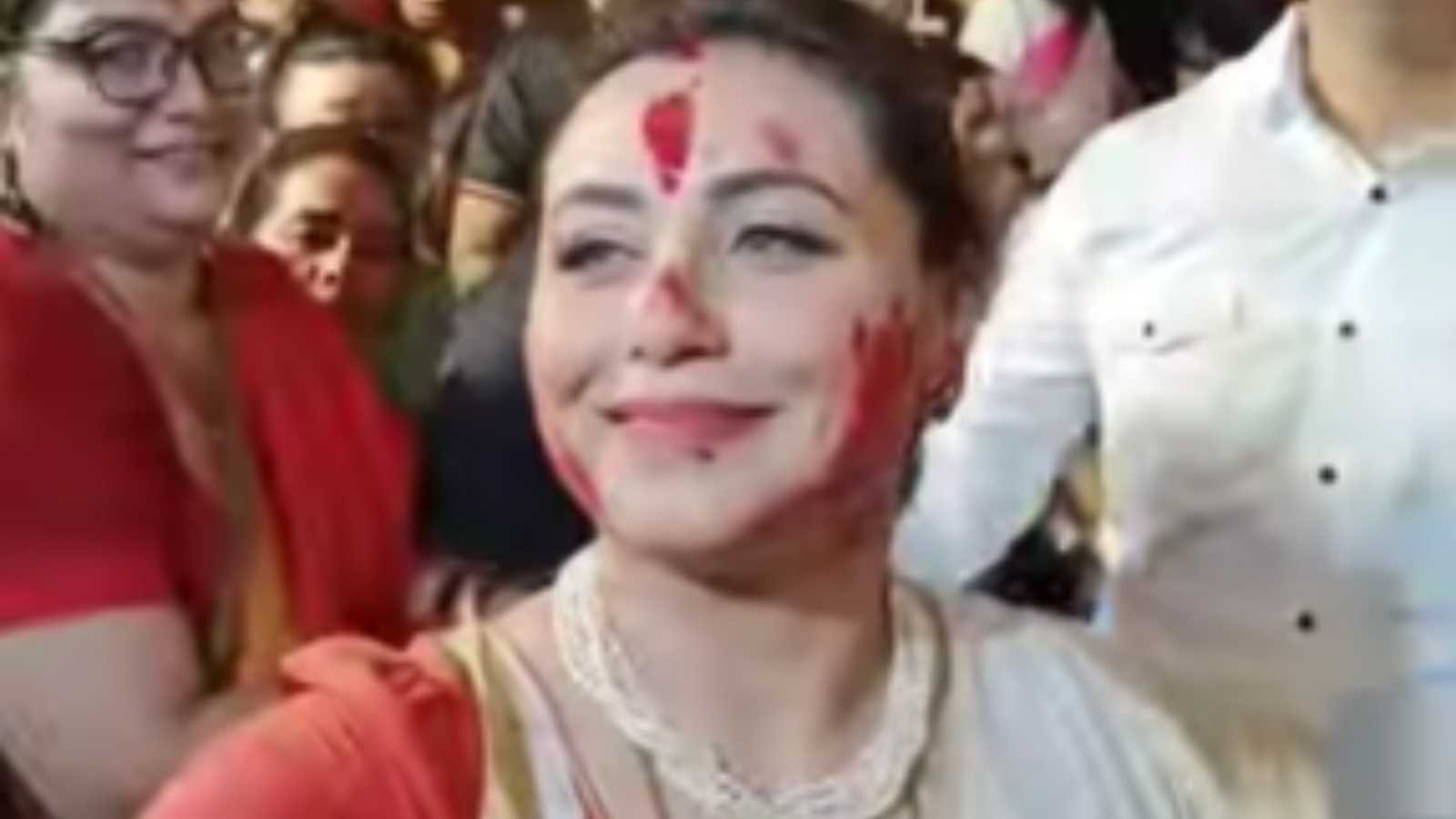 Rani Mukerji Durga Puja