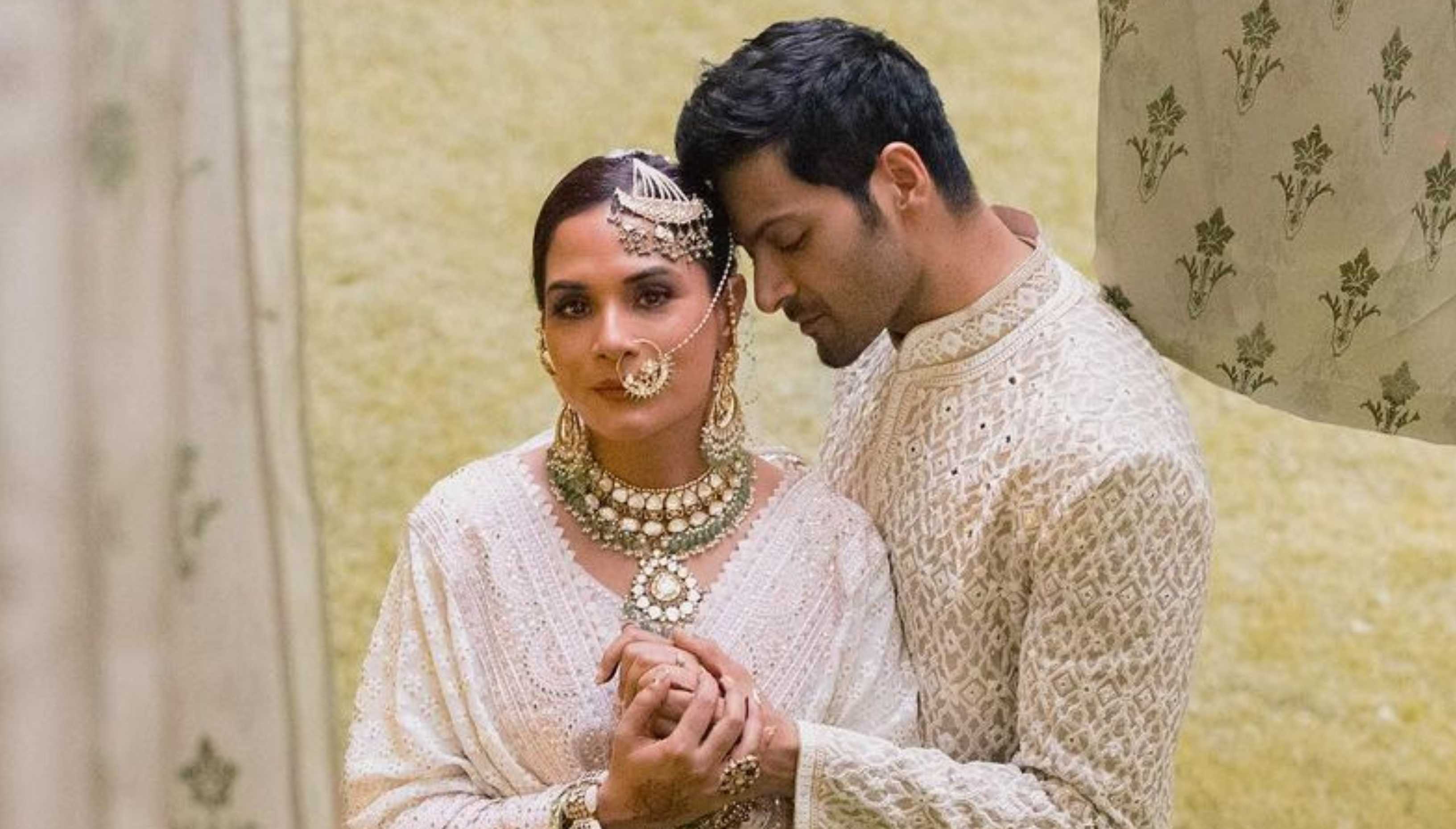 Richa Chadha and Ali Fazal redefine royalty in new breathtaking snaps as they twin in ivory