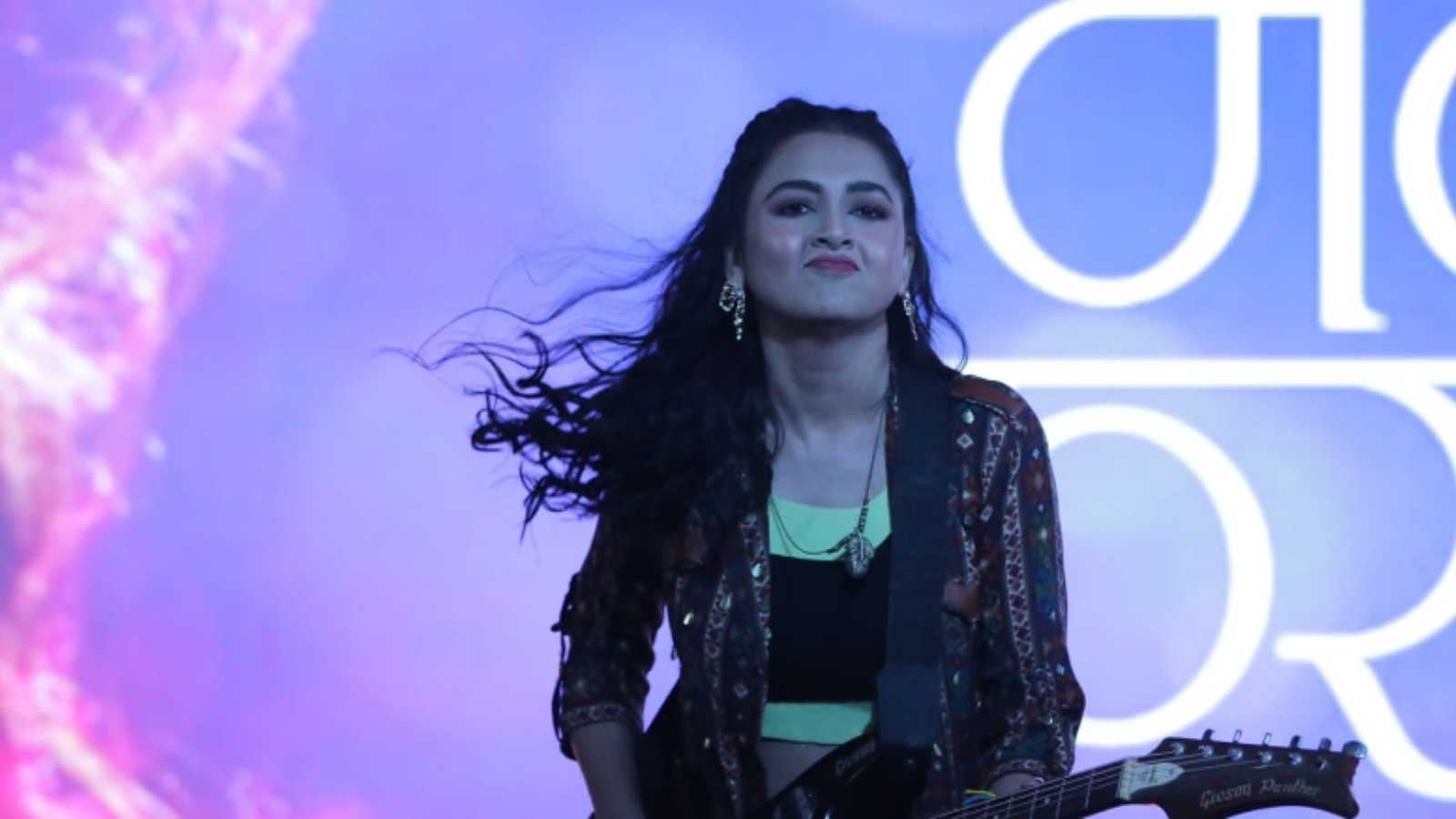 Tejasswi Prakash is a bonafide superstar as she performs at the song launch of her Marathi film Mann Kasturi Re