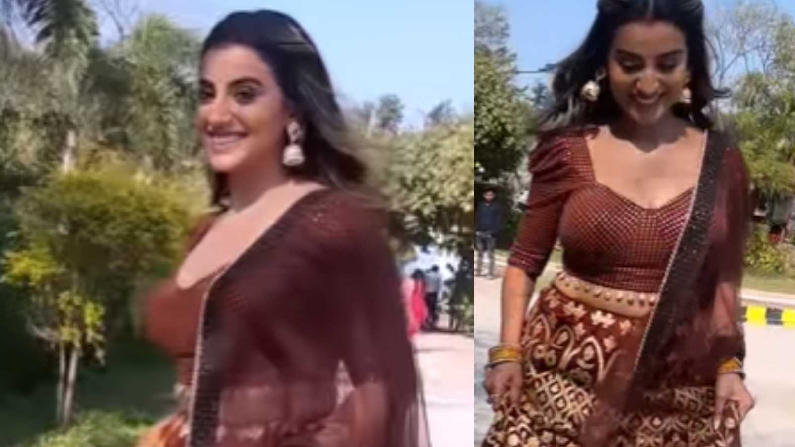 Akshara Singh recreates Ajay Devgn & Tabu's song in this lovely video, fans want her to enter Bollywood