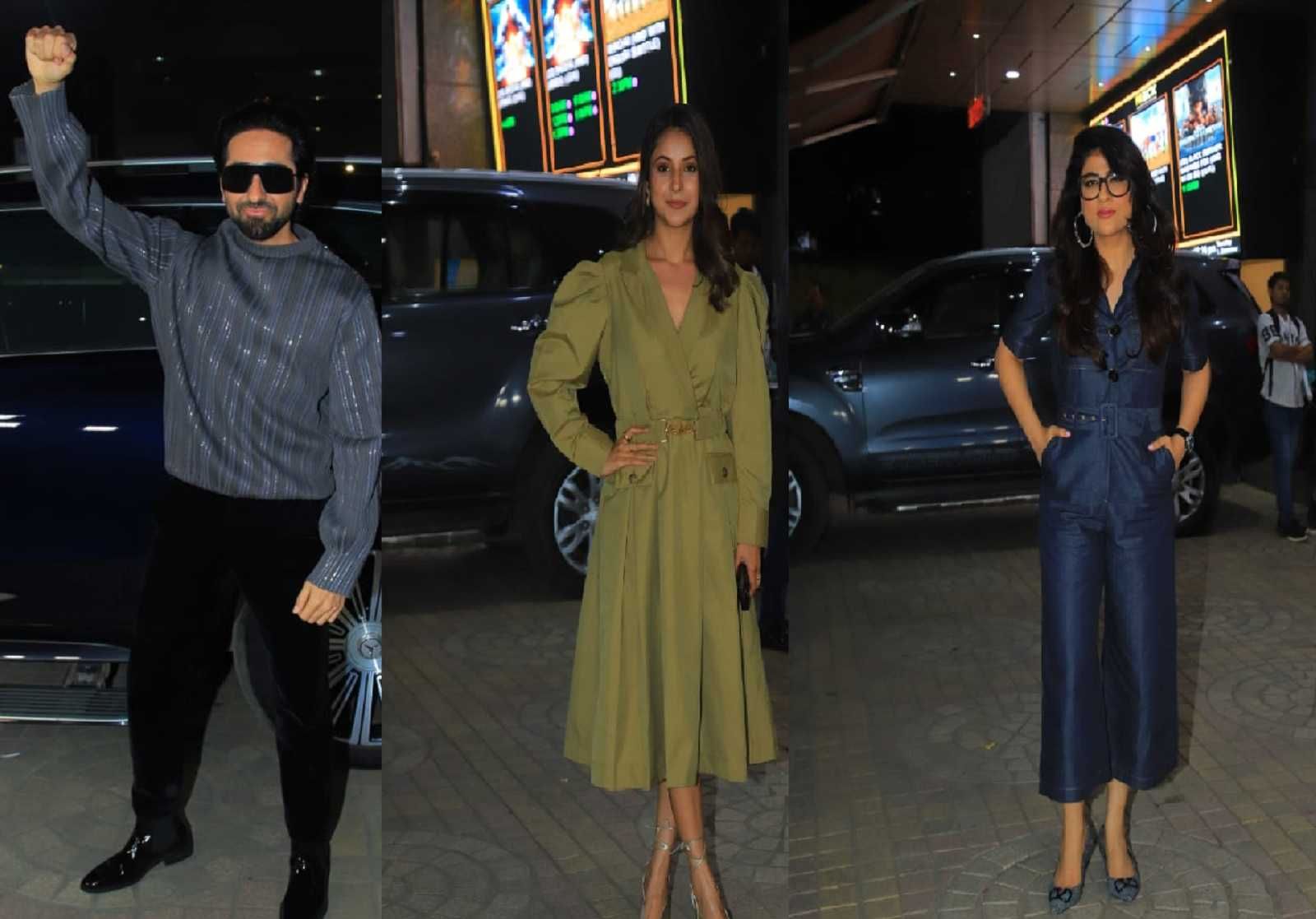 an-action-hero-screening-shehnaaz-gill-arrives-in-olive-dress