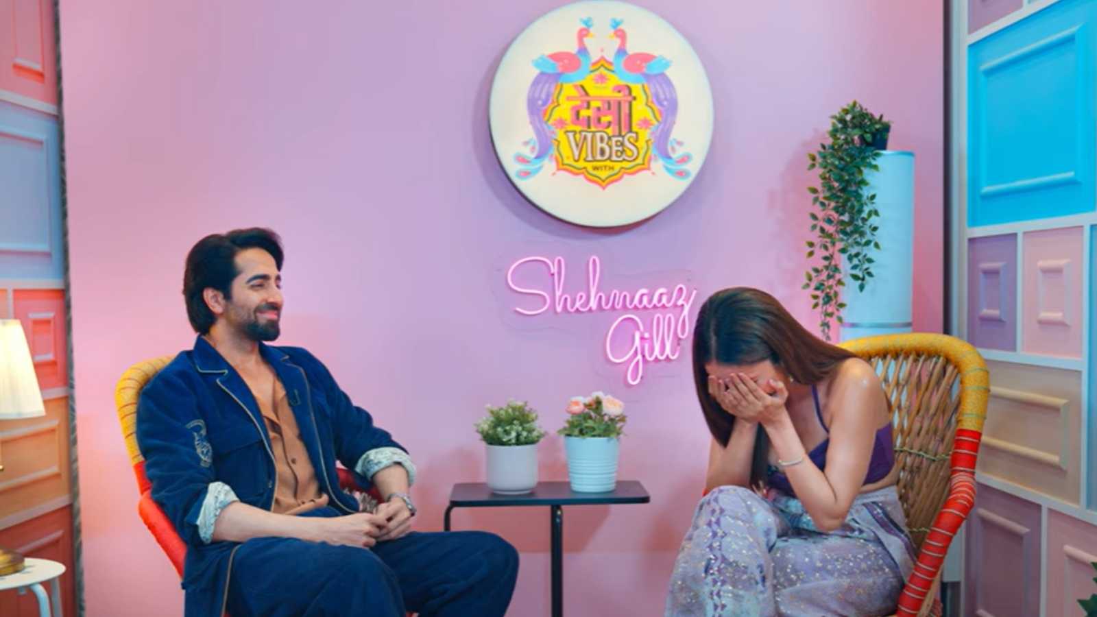 Ayushmann Khurrana thinks Shehnaaz Gill is busier than Bollywood stars, latter breaks down talking about emotional moments in life