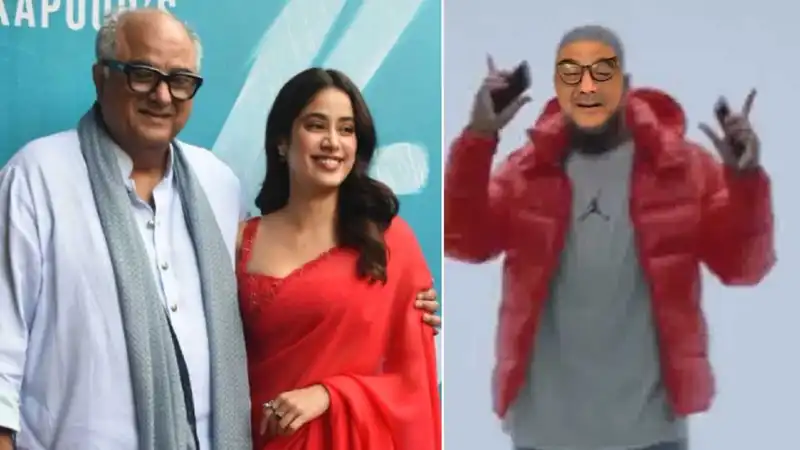 Janhvi Kapoor fulfills dad Boney Kapoor's dream of becoming an actor in this quirky birthday video