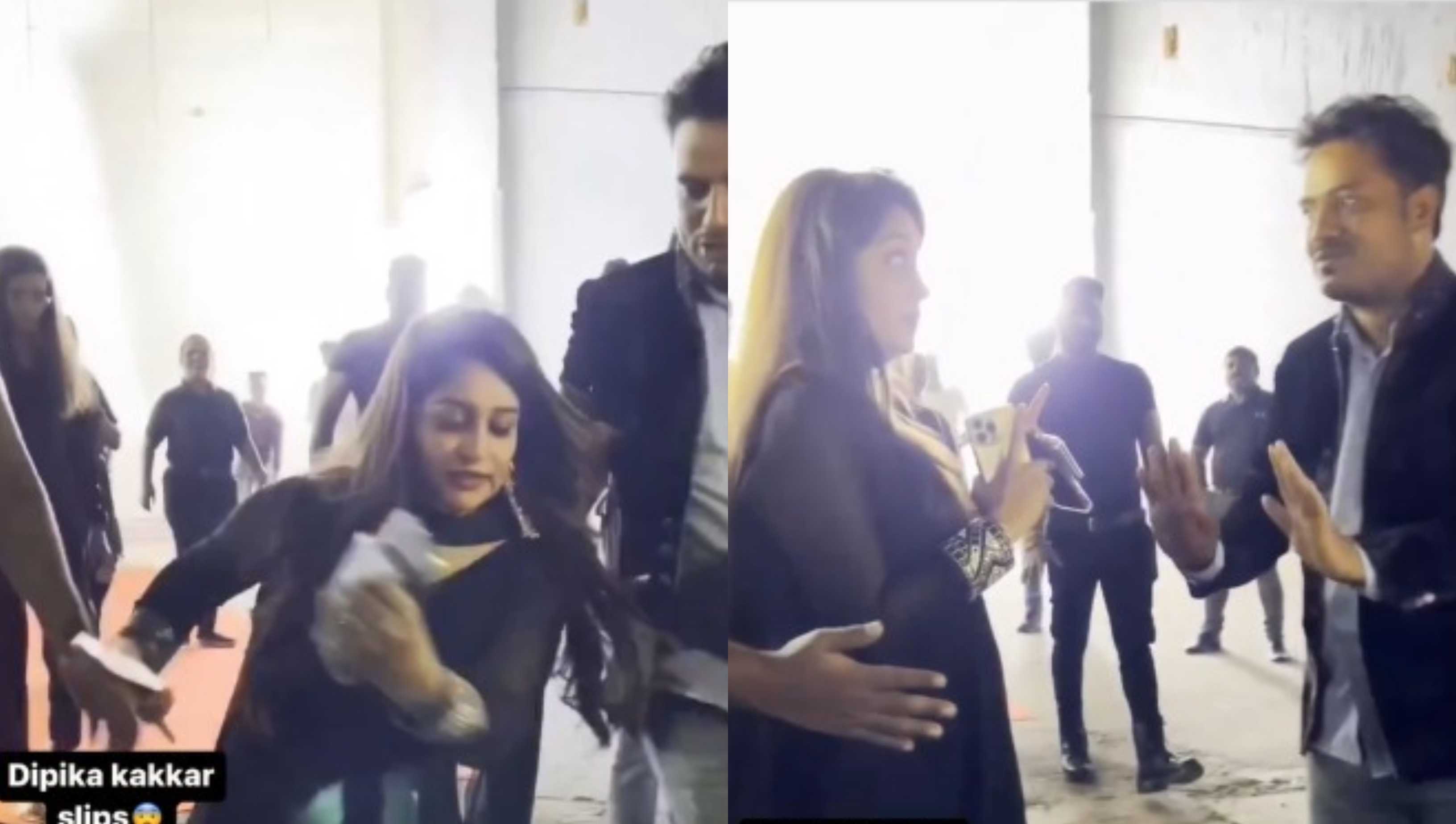 ‘What an arrogant woman’: Dipika Kakar gets brutally trolled for talking rudely to man who saved her from falling