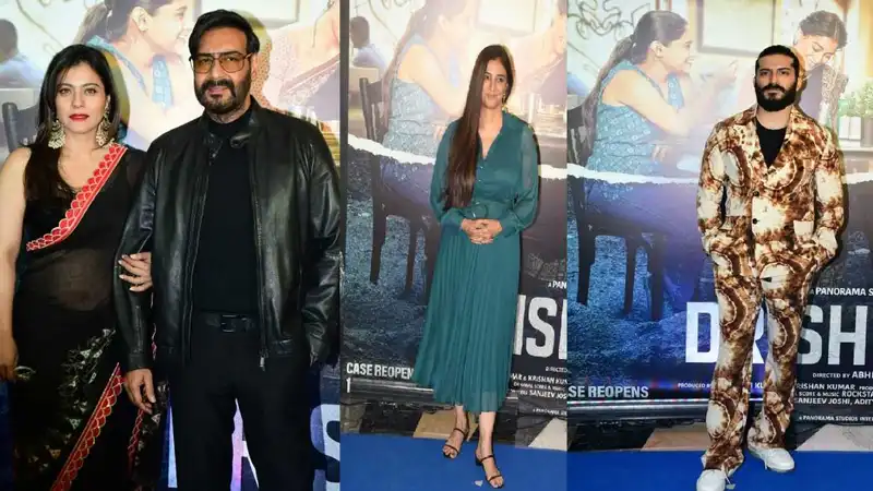 Drishyam 2 screening: Ajay Devgn-Kajol, Tabu, Shriya Saran, Harsh Varrdhan Kapoor and others arrive in style to watch movie