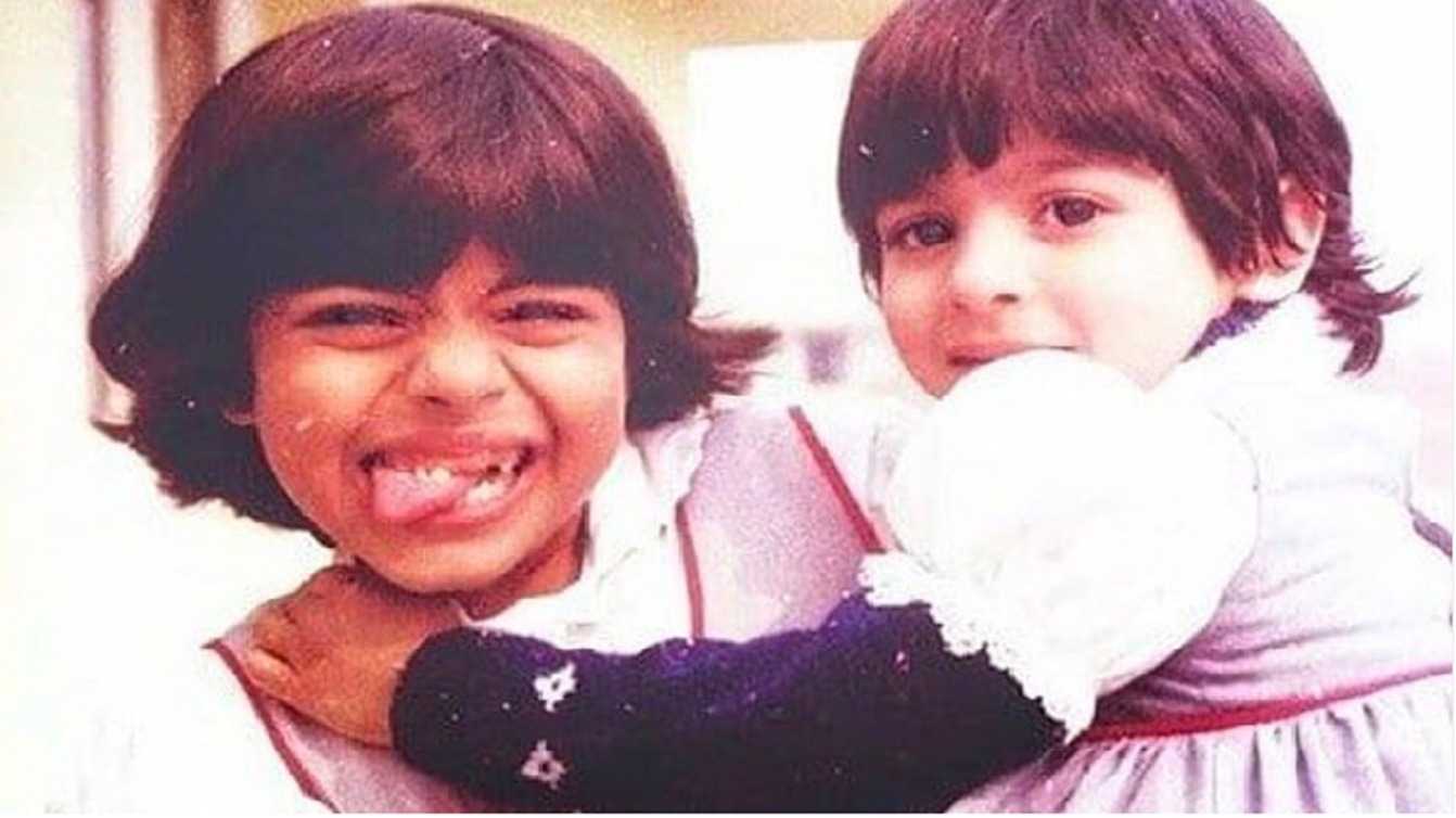 Kajol shares her naughty childhood picture with sister Tanishaa Mukerji, netizens believe both have not changed much