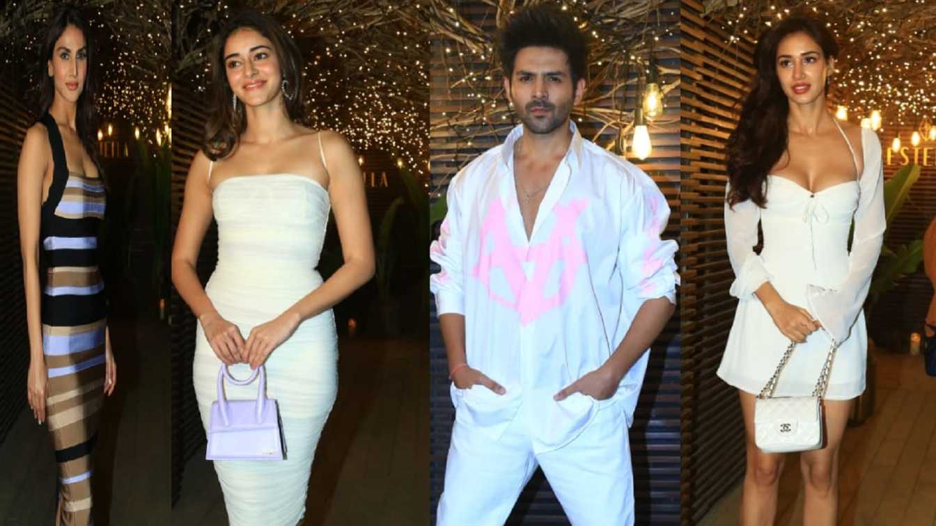 Kartik Aaryan's birthday bash: Disha Patani slays in white short dress; Ananya Panday, Vaani Kapoor, and others also arrive in style