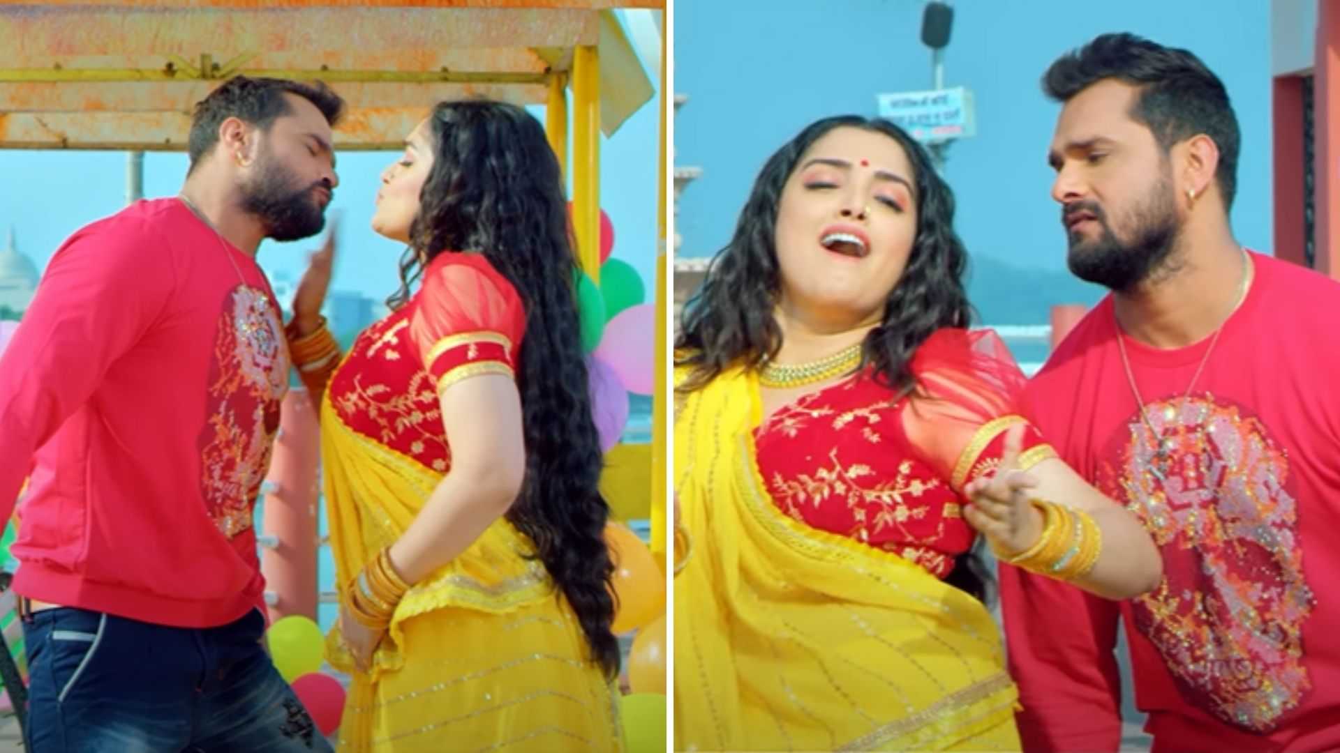 खेसारी का नाया गाना 'करीह कोठरिया में प्यार' हुआ रिलीज, आम्रपाली से मांगा चुम्मा
