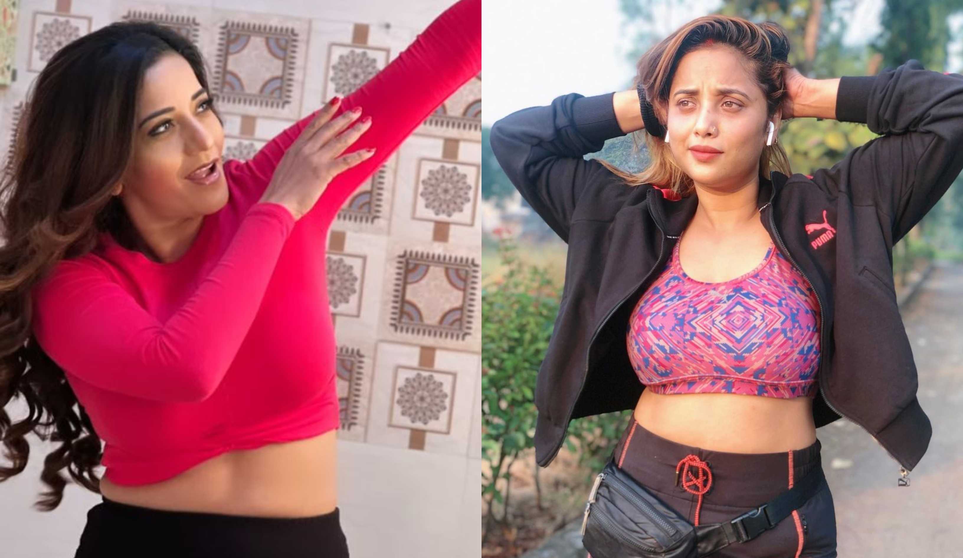 Monalisa wins the internet with her sexy moves; Rani Chatterjee introduces fans to a new type of workout