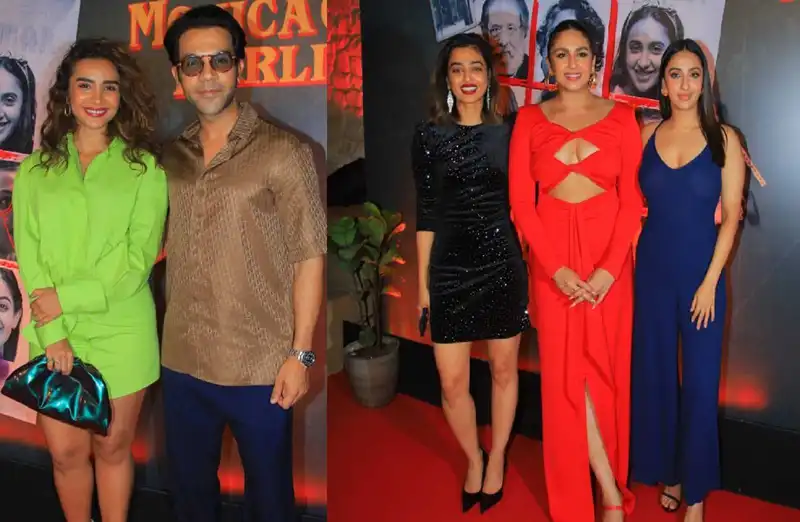 Rajkummar Rao, Huma Qureshi, Radhika Apte and others arrive in style to celebrate success of Monica O My Darling; see pics