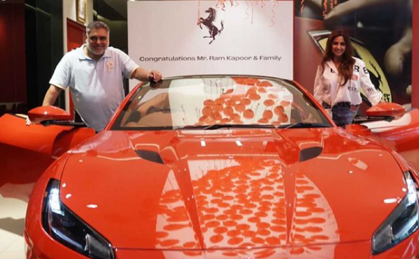 Ram Kapoor buys a swanky Ferrari with his wife Gautami Kapoor, netizen asks 'itne paise kahan se aye iske paas?'