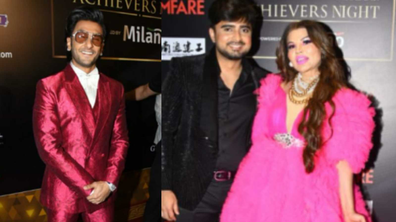 Ranveer Singh meets his idol Govinda, Rakhi Sawant poses with beau, a look at the Filmfare Middle East red carpet