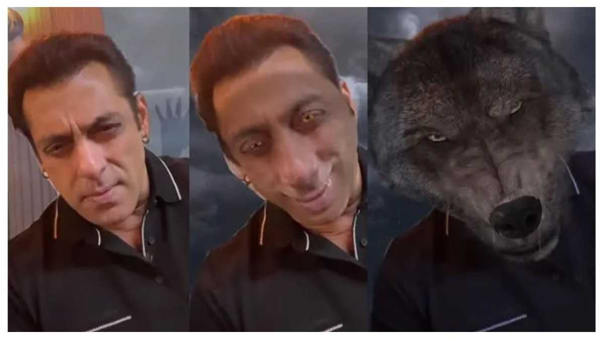 'Bhediya hiran ka shikar karega' : Netizens have some hilarious responses after Salman Khan transforms into a wolf