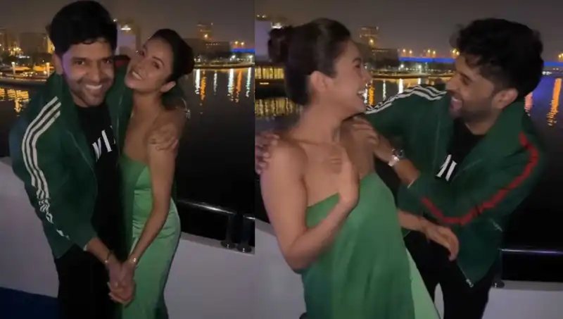 Shehnaaz Gill grooves with Guru Randhawa on a boat, ends up punching him; watch