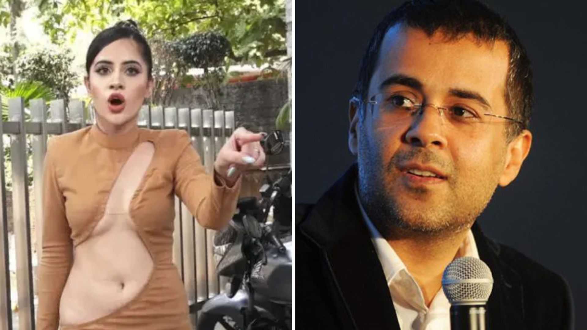 'It's fake, a lie' : Chetan Bhagat denies allegations by Urfi Javed of sending intimate texts to young girls