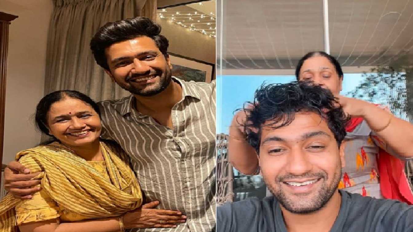 Vicky Kaushal's birthday wish for his mother is all about head massage and 'sukoon'; watch