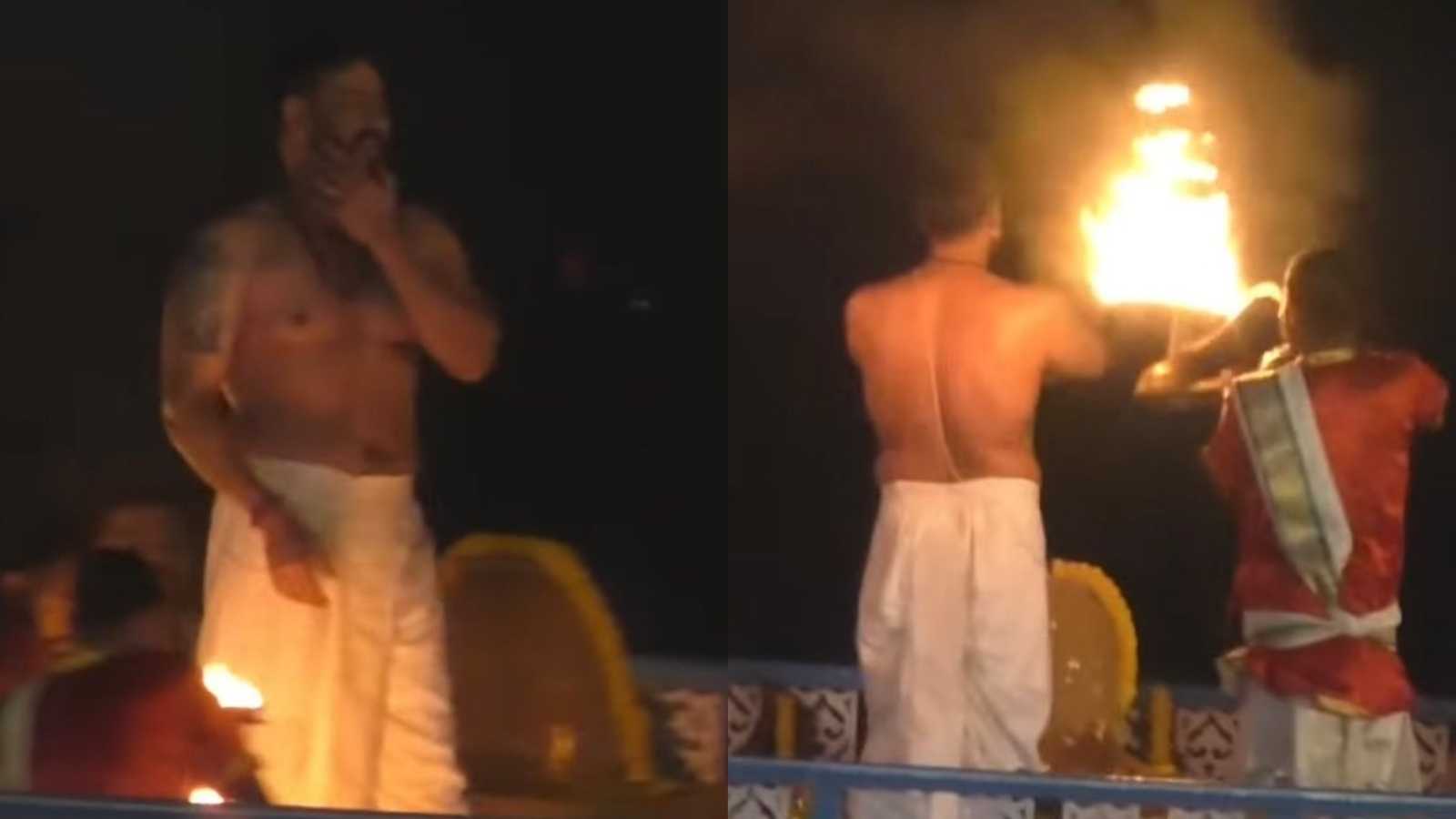 Ajay Devgn shoots shirtless for Bholaa at Ganga ghat on a cold winter evening in Varanasi, fans predict it will be his next 200 crore film