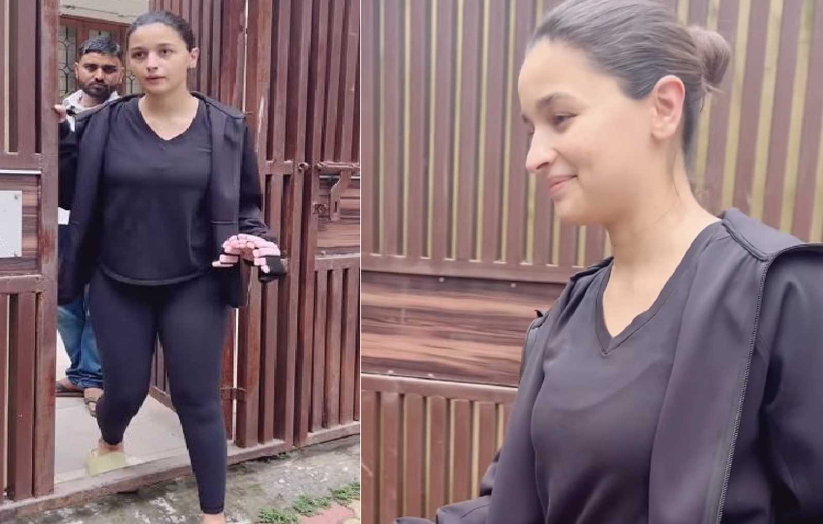 New mommy Alia Bhatt steps out to get back in shape, netizens worry about her daughter Raha Kapoor