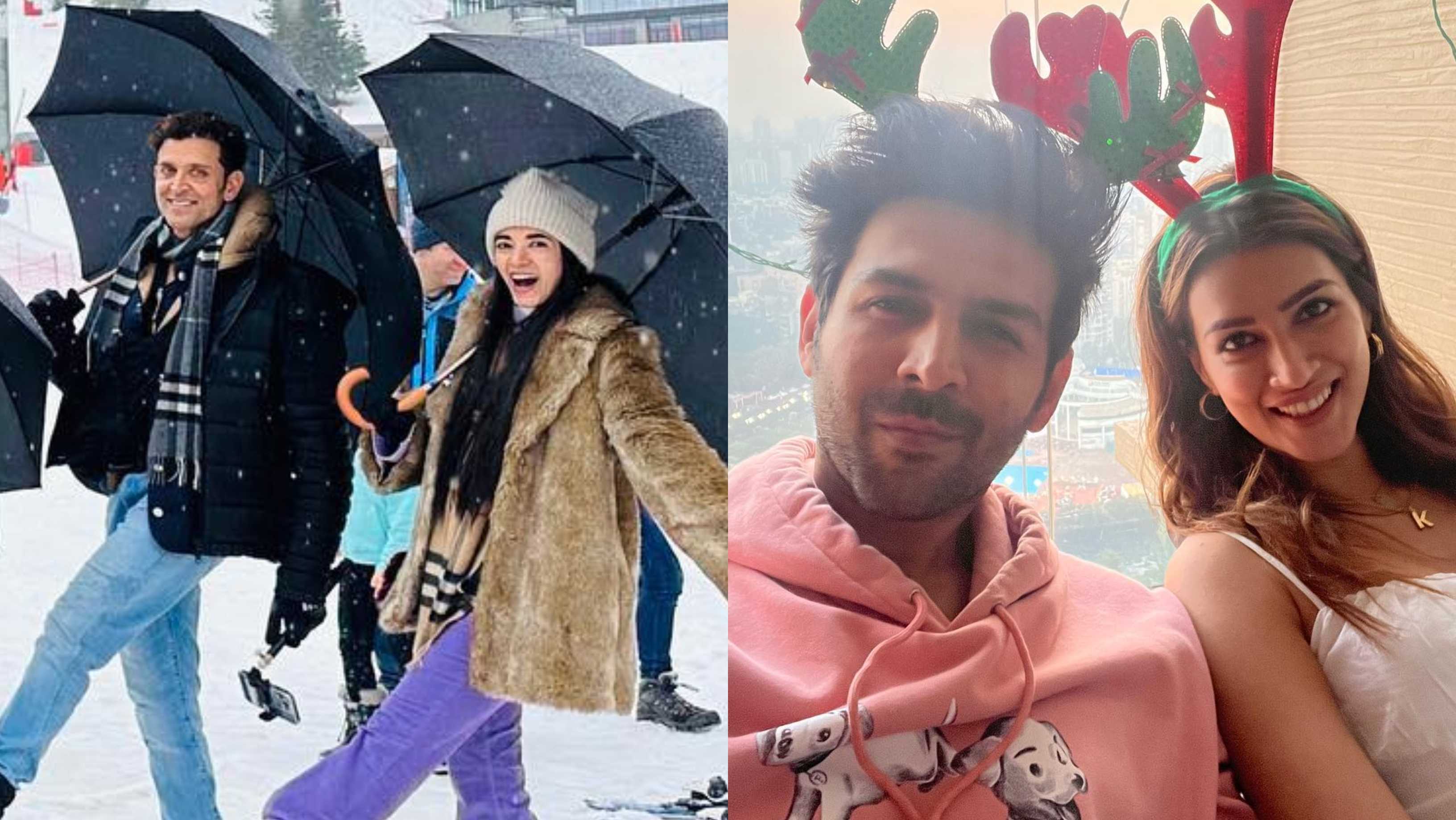 From Hrithik and Saba to Kartik and Kriti, Bollywood celebs share a glimpse of their Christmas with loved ones