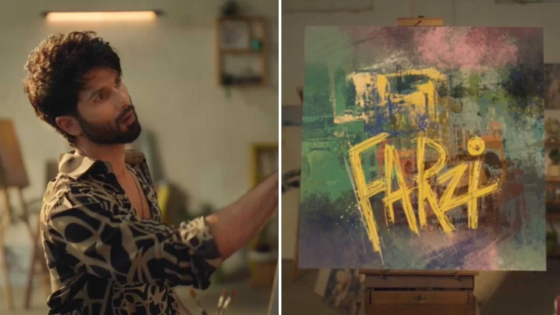 'फर्जी' टीजर: शाहिद कपूर डेब्यू वेब सीरीज में बने हैं पेंटर, ओटीटी पर इस दिन हो सकती है रिलीज