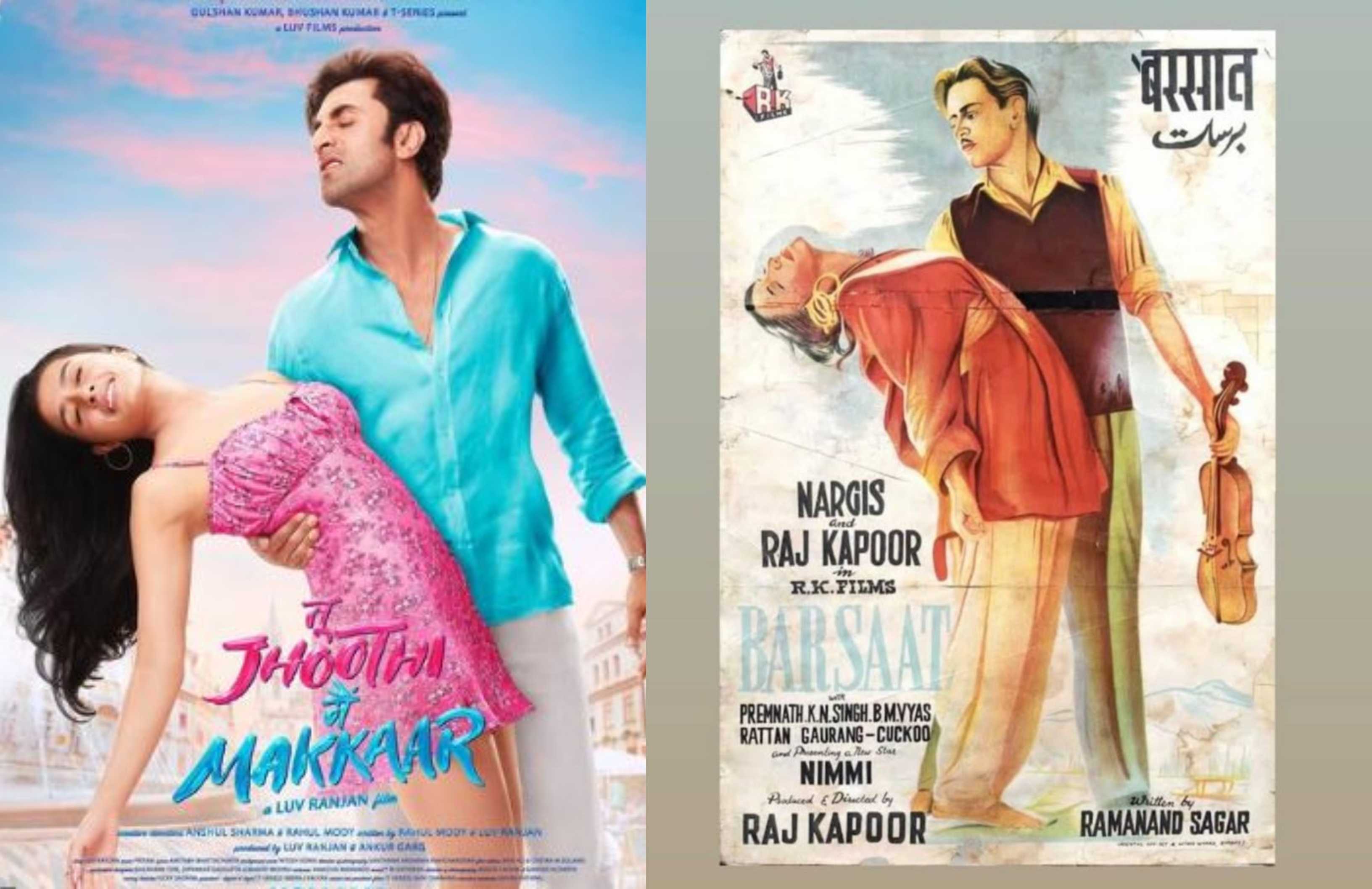 Tu Jhoothi Main Makkar's poster is ripped off from Raj Kapoor's Barsaat, plot to revolve around a fake story? Here's what we know