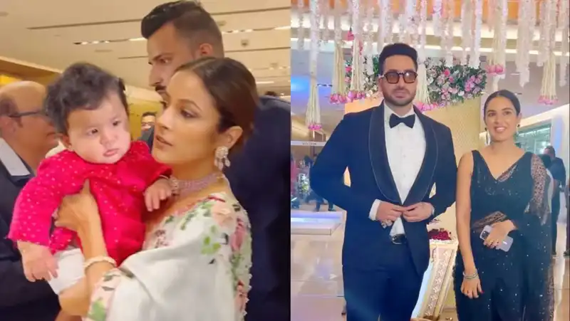 Shehnaaz Gill and Bharti Singh’s son are inseparable at a wedding; Aly Gony and Jasmin Bhasin twin in black