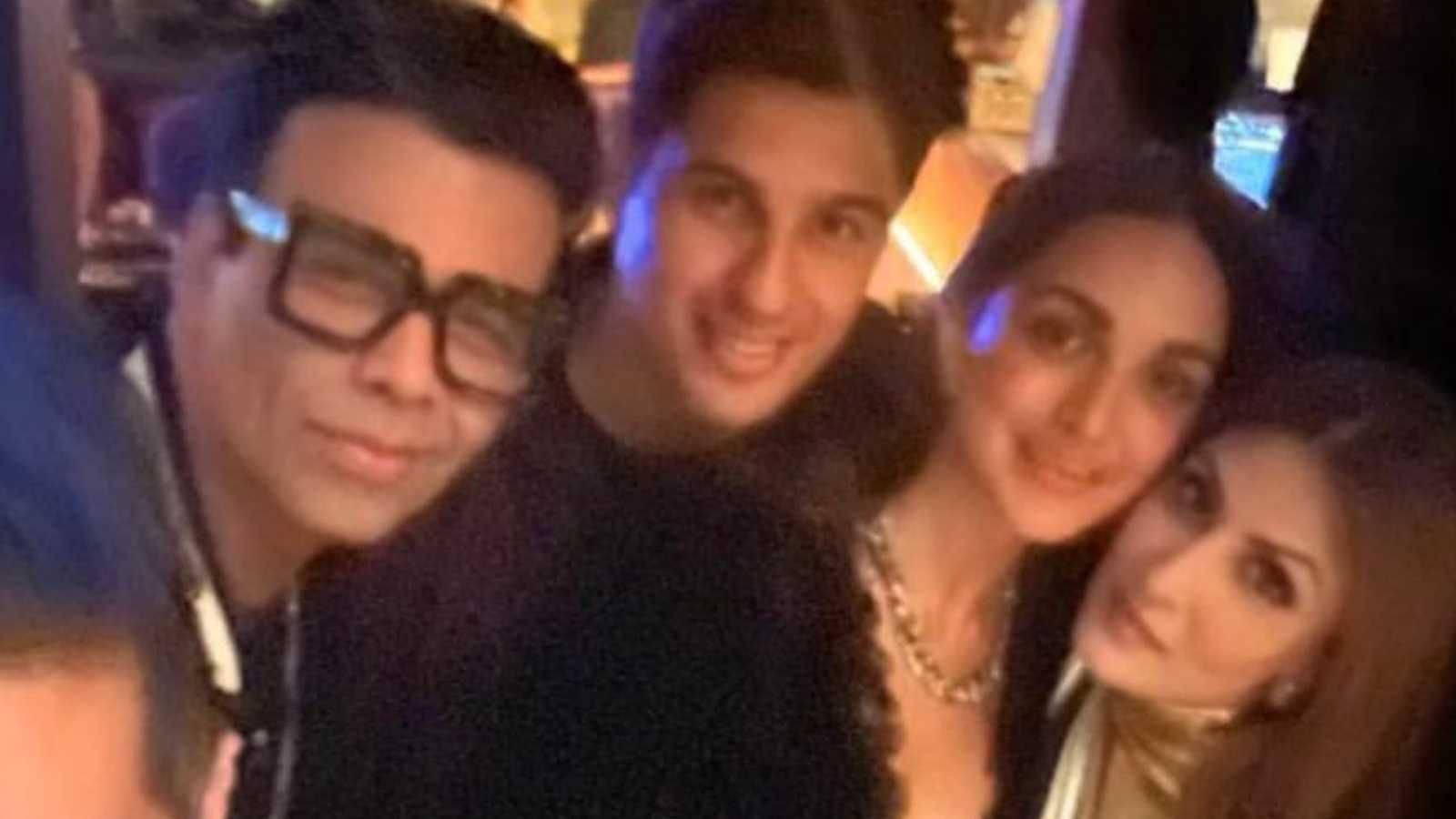 Sidharth Malhotra, Kiara Advani cosy up at a party with Karan Johar, Neetu Kapoor in Dubai ahead of New Year's eve; See pics