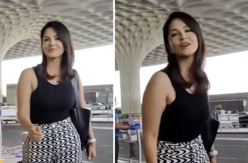 Sunny Leone refuses to pose for camera, tells paparazzi 'aap mera mazak udate ho'; watch
