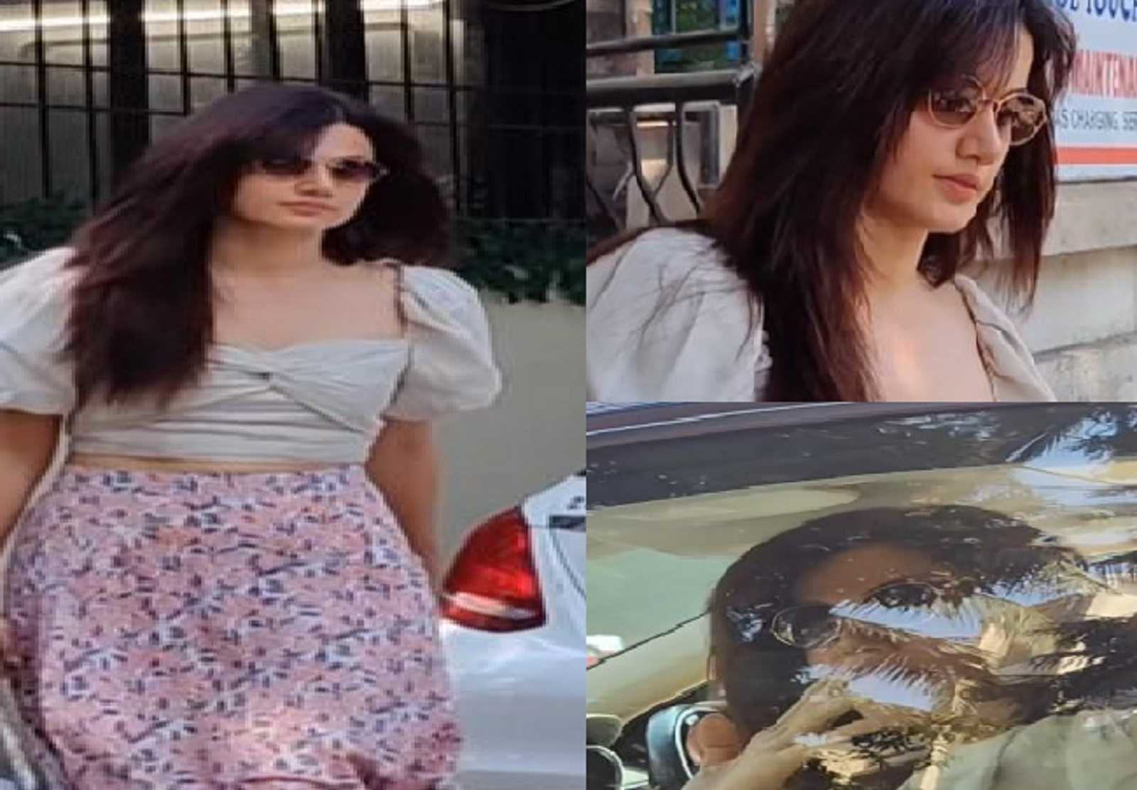Blurr star Taapsee Pannu ignores paparazzi, reacts weirdly to a photographer's request; Watch