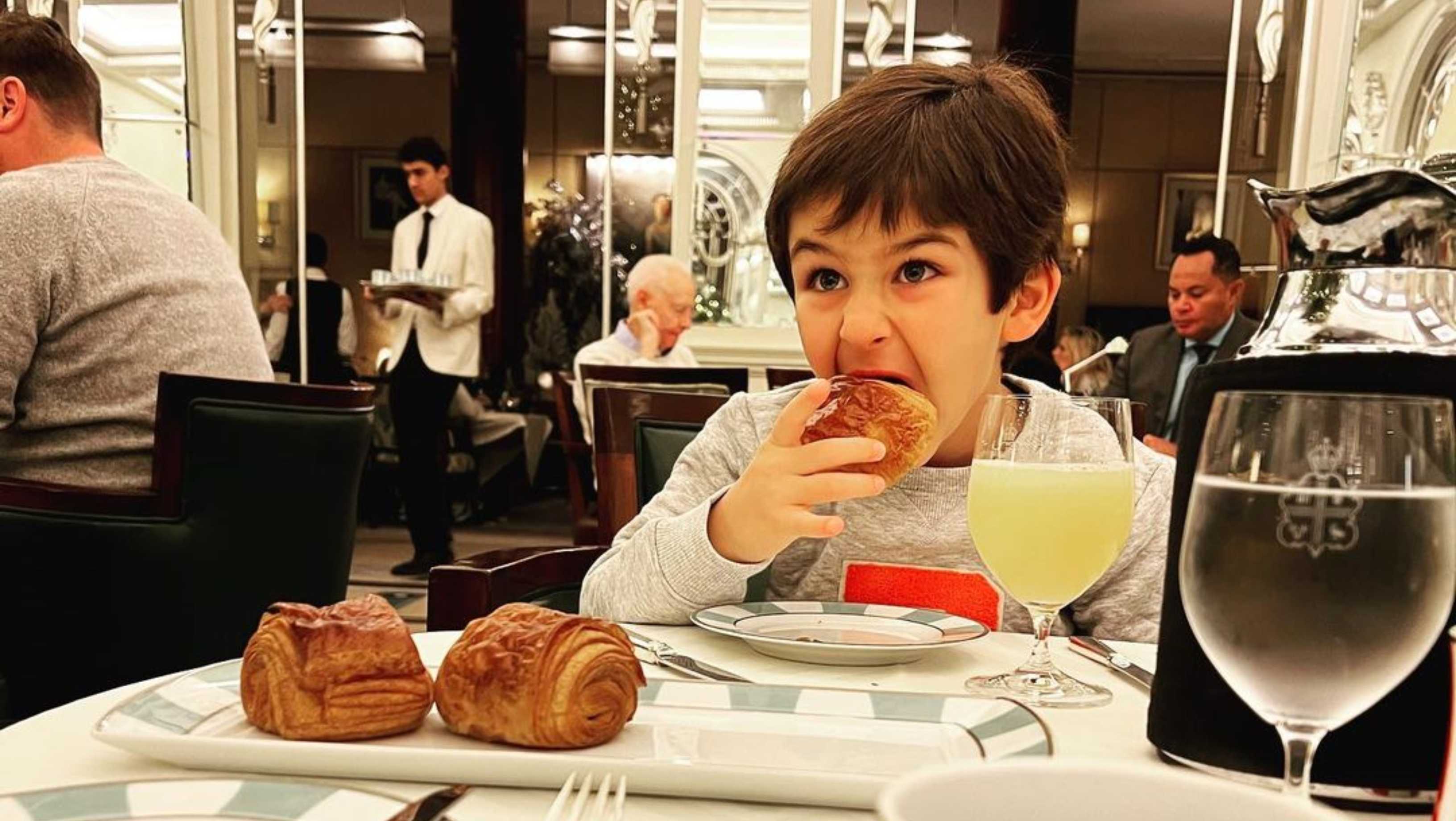 ‘Not a croissant’: Kareena gets trolled as she begins Taimur’s birthday countdown with a snap of him devouring dessert
