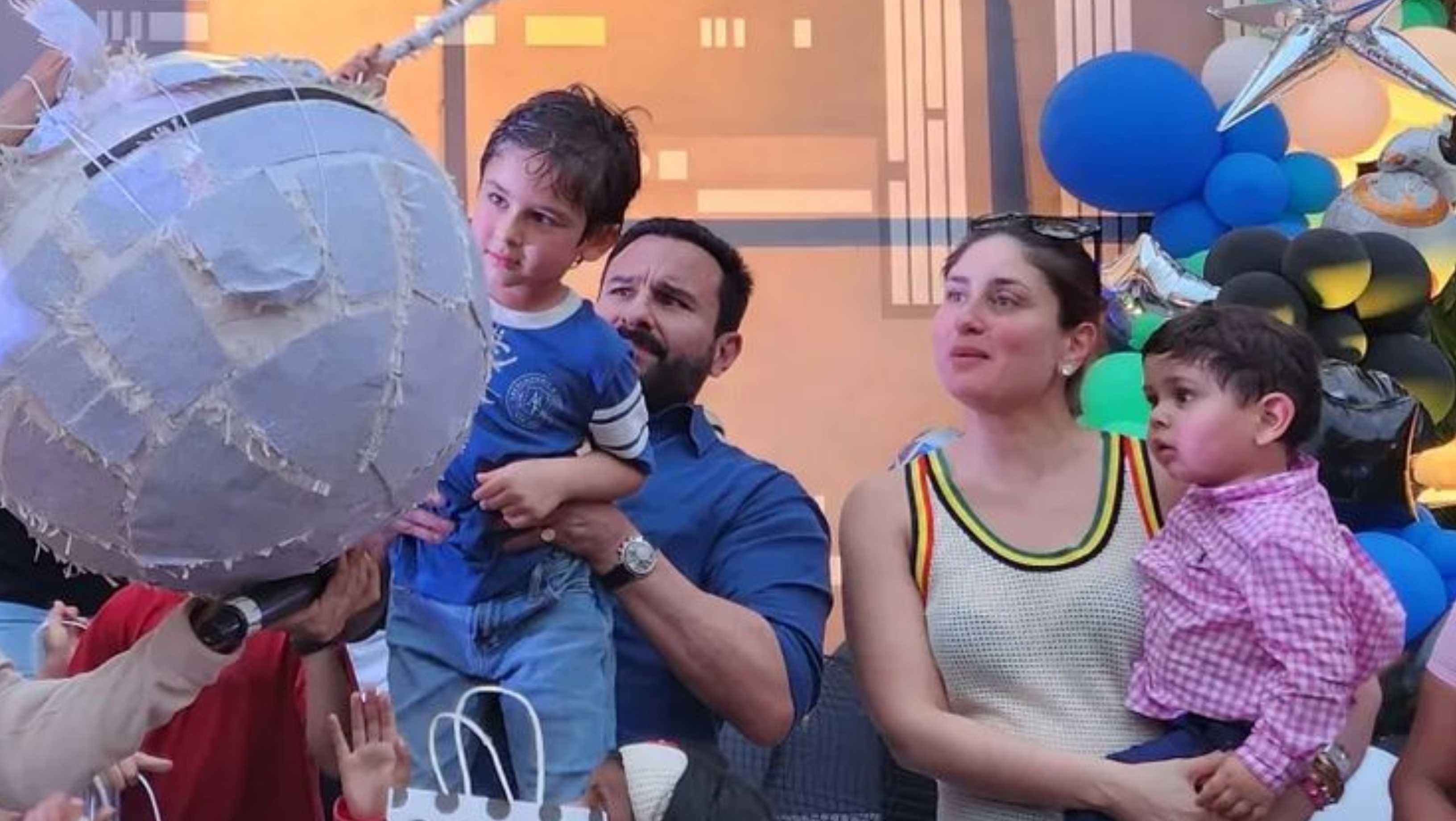 Saif Ali Khan reveals plans for Taimur’s birthday celebrations in London; calls his son a ‘well behaved kid’